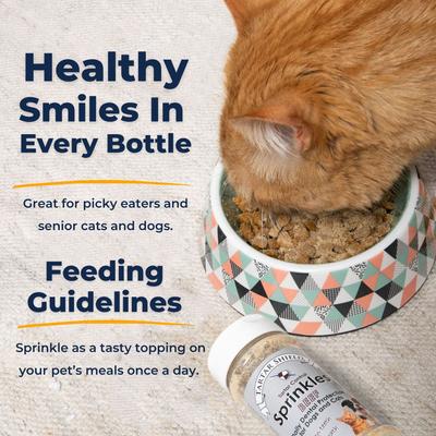 Sprinkles Human-Grade Beef Dog & Cat Dry Food Topping, 2.8-oz bag