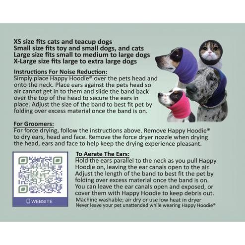 Thunder Grooming Fireworks Calming Band for Dogs & Cats, Small & Large, 2 count, Black