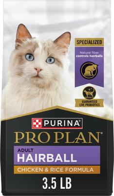Adult Hairball Chicken & Rice Formula Dry Cat Food, 16-lb bag