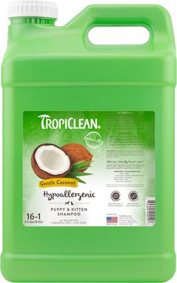 Hypo-Allergenic Gentle Coconut Puppy & Kitten Shampoo, 1-gal bottle, bundle of 2
