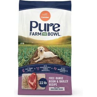 Pure Real Bison & Barley Recipe Dry Dog Food, 4-lb bag
