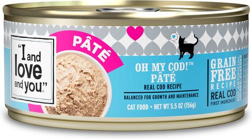 Oh My Cod! Pate Grain-Free Canned Cat Food, 5.5-oz, case of 12