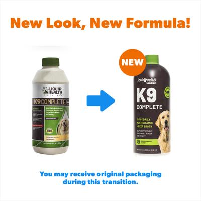 K9 Complete 8-in-1 Bacon Flavor Supplement for Dogs, 32-fl oz bottle