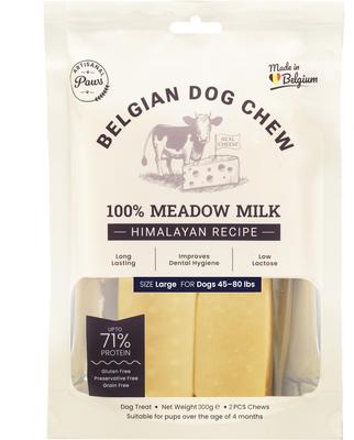 Belgian Himalayan Cheese Recipe Dog Chew, Small, 4 count