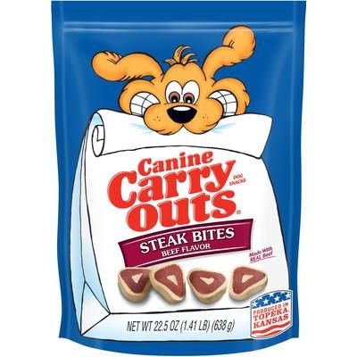 Golosinas para perros Burger Minis con sabor a carne, bolsa de 22.5 oz