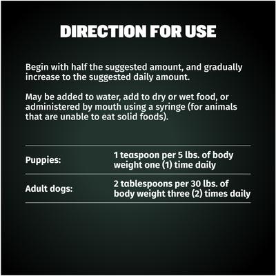 2-in-1 Weight Gain Liquid Supplement for Dogs, 16-fl oz bottle
