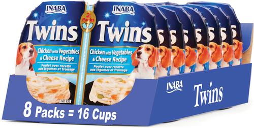 Twin Packs Chicken with Vegetables & Beef Recipe with Chicken Broth Grain-Free Dog Food Topper, 1.4-oz pouch, 16 count