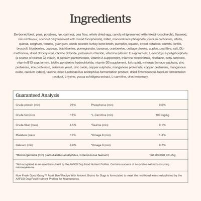 Good Gravy Adult Chicken-Free Beef Recipe with Ancient Grains Dry Dog Food, 22-lb bag