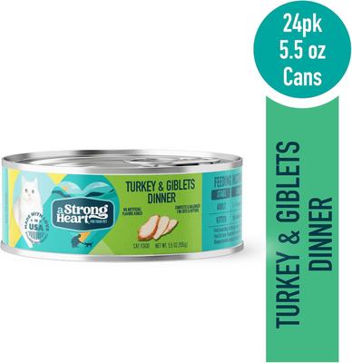 Comida húmeda para gatos Turkey & Giblets Dinner, 5.5 oz, caja de 24