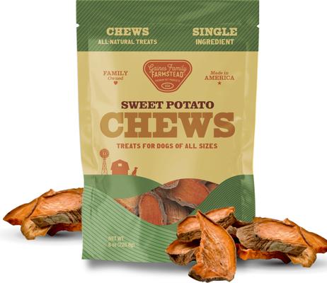 Sweet Potato Chews Dehydrated Dog Treats, 32-oz bag