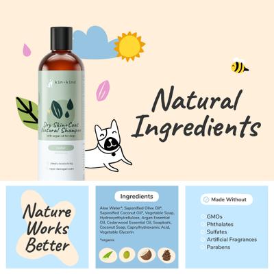 Argan Repair Dry Skin Dog Shampoo, 12-fl oz bottle