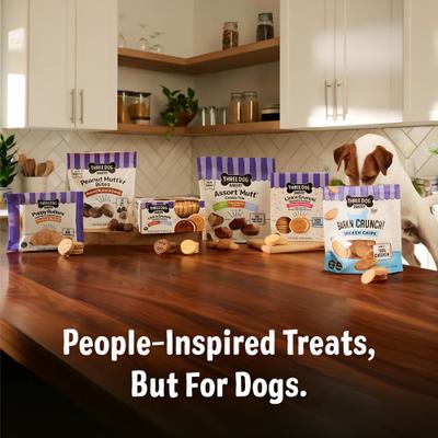 Lick'n Crunch Vanilla & Peanut Butter Cookie Dog Treats, 26-oz box, 2 pack