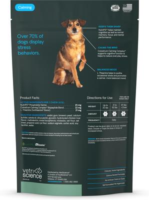 Golden Years Senior Calm & Confident Chicken Flavored Chews with Colostrum Calming & Brain Health Supplement for Senior Dogs, 60 count