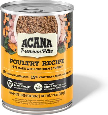 Premium Pate Duck in Bone Broth Grain-Free Wet Dog Food, 12.8-oz, case of 12