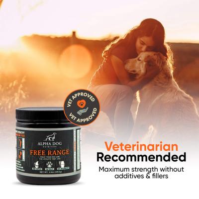 Free Range Joint Health Enhancer Powder Supplement for Dogs, 3.9-oz jar