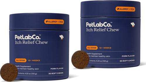 Itch Relief Pork Flavor Dog Supplement, 30 count, 30 count, bundle of 3