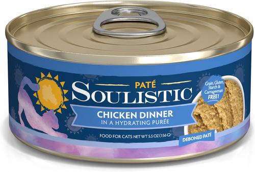 Paté Chicken & Turkey Dinner in a Hydrating Purée Wet Cat Food, 2.8-oz can, case of 12