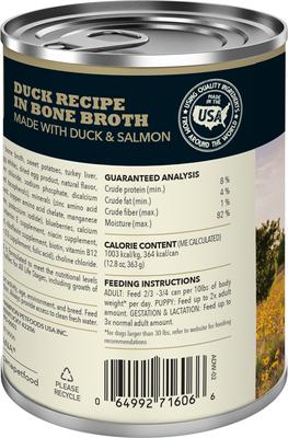 Bundle: ACANA Premium Chunks Duck Recipe in Bone Broth Wet Food + Singles Limited Ingredient Duck & Pear Dry Dog Food