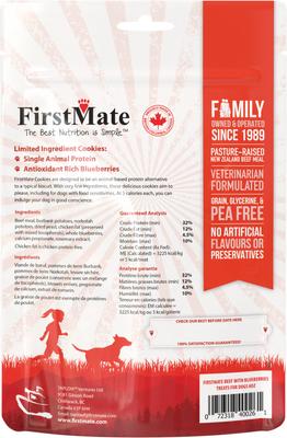 Beef with Blueberry Crunchy Dog Treats, 8-oz bag