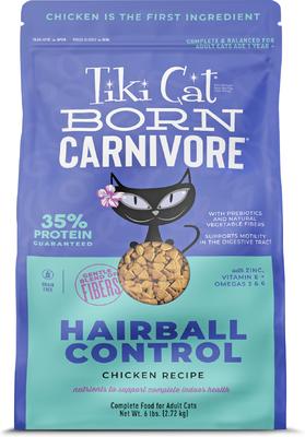 Born Carnivore Hairball Control Chicken Grain-Free Dry Cat Food, 3-lb bag