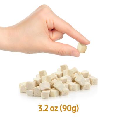 Chicken Cubes Freeze-Dried Dog & Cat Treats, 3.2-oz jar