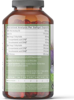 Omega-3 Soft Gels Dog Supplement, 250 count