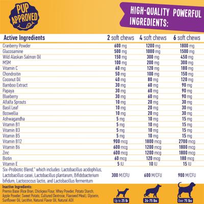 Multivitamin Chicken Flavor Soft Chew for Dogs, 120 count