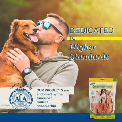 Sliced Chicken Breast Tenders Dehydrated Dog Treats, 8-oz bag