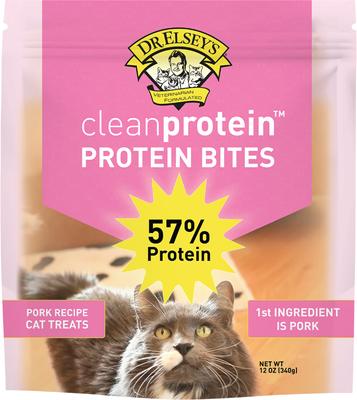 cleanprotein Protein Bites Pork Crunchy Cat Treats, 6-oz bag