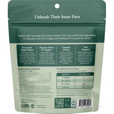 Fera Pets, Whole Food Multivitamin Topper for Dogs and Cats. 105 gr.