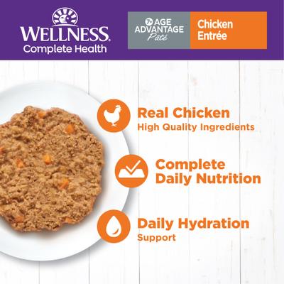 Complete Health Age Advantage Chicken Pate Wet Cat Food, 3-oz can, 24 count