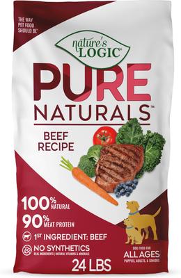 Nature’s Logic Pure Naturals 100% Natural Chicken Recipe Synthetic-Free Dry Dog Food, 24-lb bag