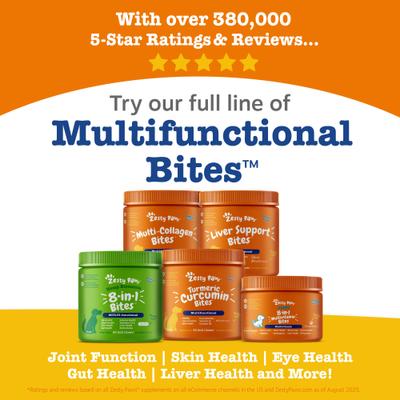 Multi Collagen Bites, Multifuncional con Colágeno sabor Pollo, Perro. 90 chews