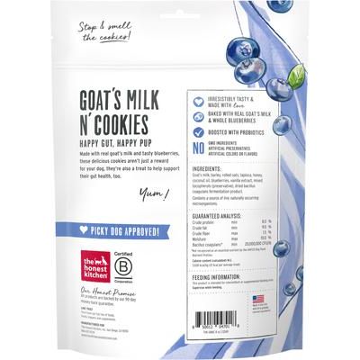 Galletas de leche de cabra horneadas lentamente con arándanos y vainilla, bolsa de 8 oz