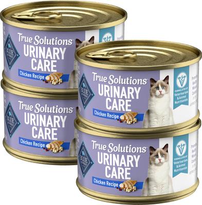 True Solutions Urinary Care Chicken Pate Wet Cat Food, 3-oz can, case of 24