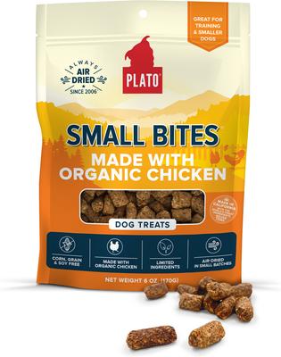 Small Bites Salmon Grain-Free Dog Treats, 6-oz bag