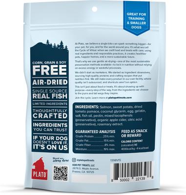 Small Bites Salmon Grain-Free Dog Treats, 6-oz bag