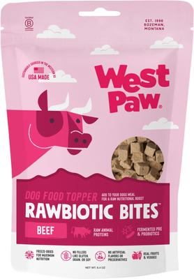 Chicken Rawbiotic Bites Digestive Health High Protein Dog Food Topper, 6.4-oz bag