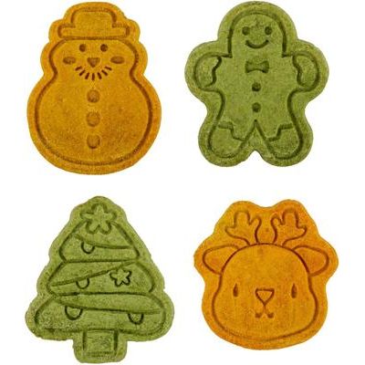 Holiday Biscuit Dog Treats, 6-oz bag