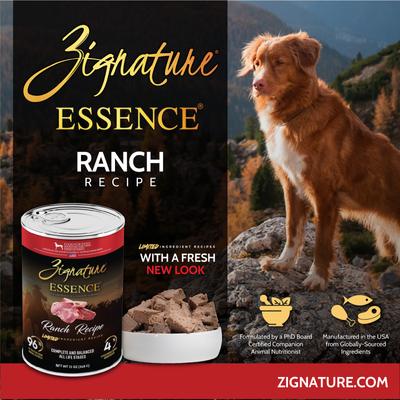 Alimento húmedo para perros con receta Ranch, ingredientes limitados, 13 oz, caja de 12