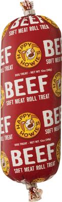 Beef Meat Soft & Chewy Dog Treats, 7-oz roll