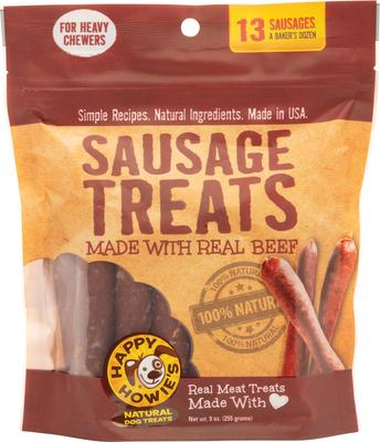 Baker's Dozen 6-in Beef Woof Stix Dog Treats, 13 count pouch
