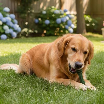 Manuka Honey + Ginger Medium/Large Peppermint Dental Dog Treats, 7.4-oz bag