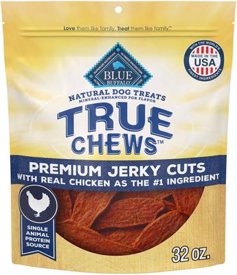 True Chews Premium Jerky Cuts Natural Chicken & Duck Dog Treats, 22-oz bag