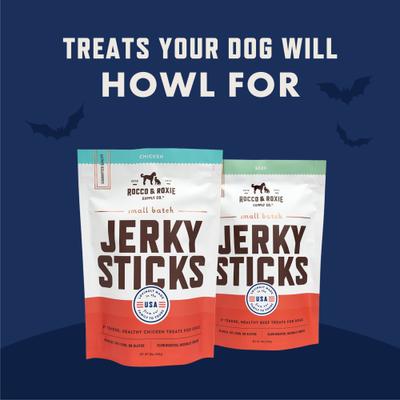 Palitos de carne seca gourmet para perros, bolsa de 16 oz