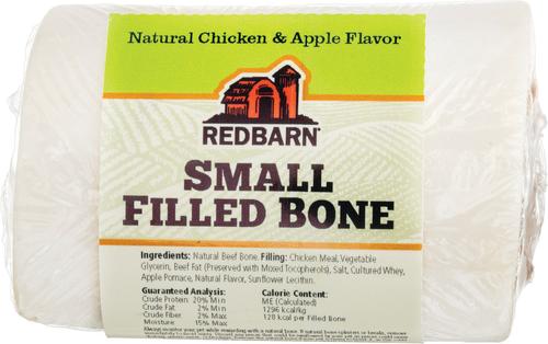 Filled Bone Natural Peanut Butter Flavor Chew Dog Treat, Small, 3.5-oz