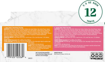 Grain-Free Tender Chicken Stew & Roasted Turkey Stew Cuts in Gravy Variety Pack Wet Dog Food Trays, 3.5-oz can, case of 12