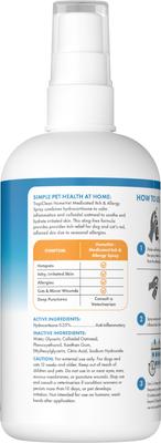 HomeVet Itch & Allergy Dog & Cat Spray, 8-fl oz bottle