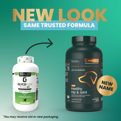 GlycoFlex 2 Healthy Hip & Joint Chicken Flavored Chewable Tablets Supplement for Dogs, 120 count