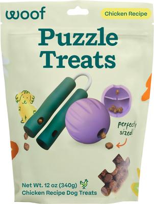 Air-Dried Puzzle Training Chicken Natural Dogs Chew Treats, 5-oz bag